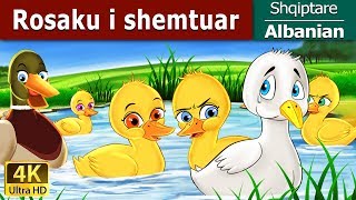 Rosaku i shemtuar  Ugly Duckling in Albanian  AlbanianFairyTales [upl. by Leilani]