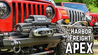 Is The Harbor Freight APEX Winch Any Good Lets find out [upl. by Nhguavad]