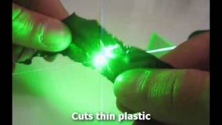 200mW Focusable Green Laser from BudgetGadgets [upl. by Carnes317]