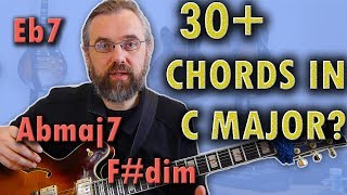 30 Chords in C major 🤔  Boost your chord progressions and jazz harmony [upl. by Anirahc]