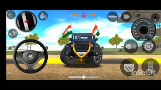 Thar wala game 2024 video black 😈Thar driving gameindian car simulator 3DAndroid gameplay [upl. by Nyraa384]