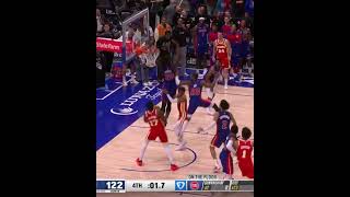 11824 Cade Seals The Game W Bucket amp Block Vs Hawks nba nbahighlights nbavideos espn [upl. by Petrine]