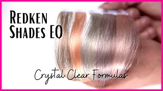 Toner Formulas for Blonde hair  Redken Shades EQ  New Blonde Formulas [upl. by Naerda]