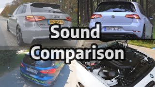 SOUND COMPARISON  3 cyl VS 4 cyl VS 5 cyl VS 6 cyl Videos From YT AutomannTV AutoTopnl [upl. by Gabriele]