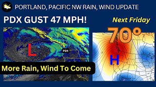 Pacific Northwest Wind Warning Oregon Coast Record Highs Next Week [upl. by Perrine]