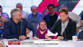 Alexis Corbière vs Daniel Riolo  échanges explosifs dans les quotGrandes Gueulesquot de RMC [upl. by Hsotnas259]