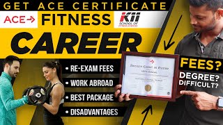 HOW TO GET ACE PERSONAL TRAINER CERTIFICATE  ACE OR K11  gym career fitness [upl. by Yraunaj]