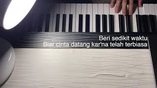 Risalah Hati  Piano Only Lower Key [upl. by Rossy]