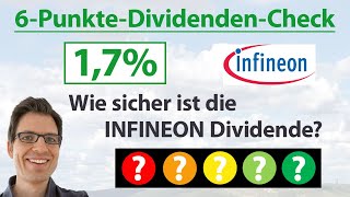 INFINEON Aktie Wie sicher ist die Dividende  6PunkteDividendenAnalyse [upl. by Rissa798]