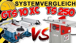 BESSER als BOSCH GTS 10 XC HOLZMANN TS 250 im VERGLEICH  WERKZEUG NEWS 156 [upl. by Airotcivairam]