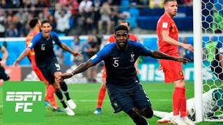 France beats Belgium 10 in World Cup semifinals wSamuel Umtiti goal Instant Analysis  ESPN FC [upl. by Ahteral]