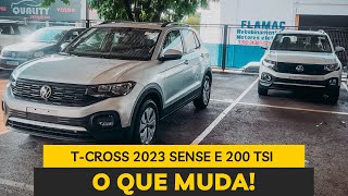 TCROSS SENSE 2023 E TCROSS 200 TSI 2023  O QUE MUDA [upl. by Kcirdef]