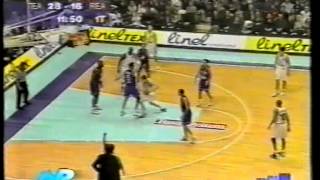 1999 Euroleague G1 Winnington Fortitudo Bologna vs Real Madrid 1st half [upl. by Aryl]