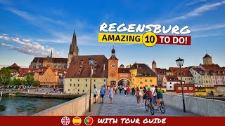 Discover REGENSBURG Historic Charm of Bavaria  Things to Do [upl. by Sacul]