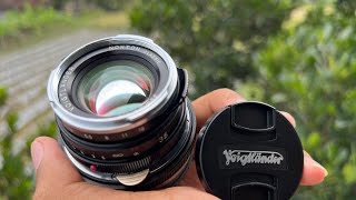 REVIEW Voigtlander 35mm F14 MC Classic Versi Pertama [upl. by Adnilemreh]