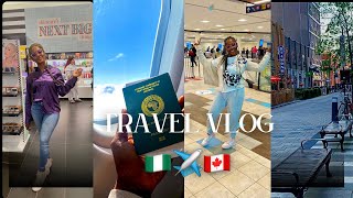 TRAVEL VLOG MOVING FROM NIGERIA 🇳🇬 to CANADA🇨🇦 AS A STUDENT travelvlog canada travel [upl. by Lochner485]