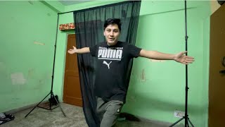 Backdrop stand Unboxing ampset up ReviewSonia background stand kit 9 ft 274cm [upl. by Ahsinuq]