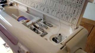 time2do Janome 4618 Bobbin winding [upl. by Tshombe]