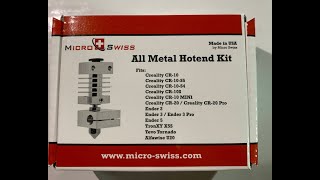 MicroSwiss hotend on a Sunlu S8 [upl. by Donell]