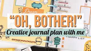 Plan With Me  Winnie the Pooh and Tigger  Creative Journal  Happy Planner Spring Release 2023 [upl. by Brigitta]