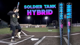 Hitting with the 2025 Soldier Tank HYBRID  BBCOR Baseball Bat Review [upl. by Hecker]