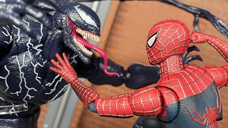 SpiderMan VS Venom STOP MOTION Pt1 [upl. by Nythsa]