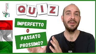 QUIZ imperfetto o passato prossimo  Esercitati in italiano con Francesco [upl. by Samella]