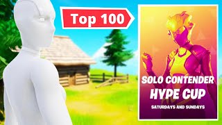 How I Qualified For The Solo Contender Hype Cup [upl. by Eerhs20]