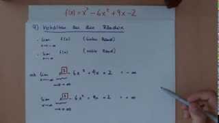 Kurvendiskussion Teil 9  Verhalten der Funktion an den Rändern [upl. by Cowley]