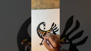 New SANKOFA Sticker Design HOLBEIN Gouache Paints Part One [upl. by Aleihs775]