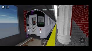 R110A 7 train on Roblox operators life [upl. by Alludba]