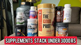 3000 Rs Ka Full Supplements Stack 🔥 [upl. by Naimaj]