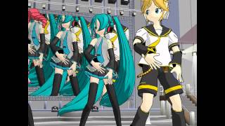 MMD Two Faced Lovers UraMote Lovers Hatsune Miku amp Kaito amp Kasane Teto amp Kagamine Len [upl. by Aled]