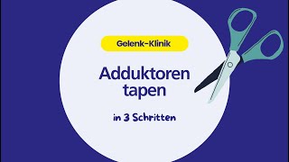 Adduktoren tapen in 3 Schritten [upl. by Cordell]