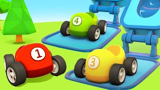 Full episodes of Helper Cars cartoons for kids Learn colors for kids Animation for kids [upl. by Collum]