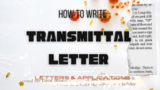 Transmittal Letter [upl. by Luoar]