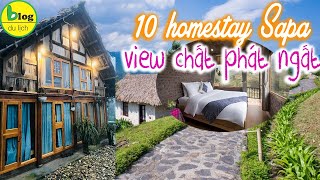 Top 10 homestay siêu xinh săn mây tại Sapa và những kinh nghiệm lựa chọn homestay Sapa [upl. by Enileuqaj]