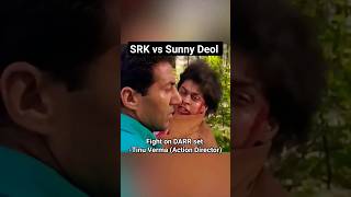 SRK vs Sunny 😳darr fighting star interview bollywood 90s yrf actor srk sunnydeol shahrukh [upl. by Iona]