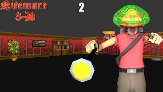 Nitemare 3D Lets Play Part 2  Waving the Magic Wand of Death [upl. by Letch]