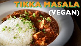 How to make vegan Curry Tikka Masala Recipe [upl. by Ayyidas]