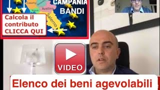 Finanziamenti a fondo perduto Regione Campania Bando aperto Contributi Regione [upl. by Huff369]