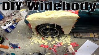 How to BUILD a 1 off WIDEBODY kit for your car [upl. by Carena]