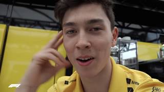 F1 Testing Renault Reserve Driver Jack AItkens Video Blog [upl. by Enirahtak]