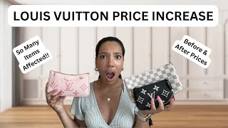 Louis Vuitton Price Increase July 2024 [upl. by Aierb938]