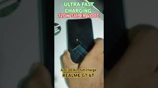 120w ULTRA FAST CHARGER mobile phone realme thanks shocking viralvideo shortsfeed trending [upl. by Waxler956]