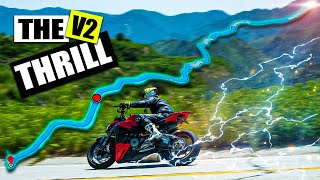 Ducati Streetfighter V2  Canyon Run  Practice [upl. by Milda]