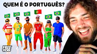 wuant reage a 5 BRASILEIROS VS 1 PORTUGUÊS [upl. by Roosevelt]