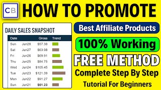 How To Promote Clickbank Affiliate Products For FREE in 2024  Technical Berwal [upl. by Searle583]