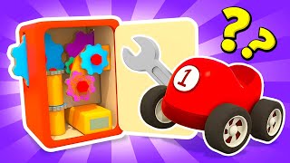 New episodes of Helper Cars cartoons for kids Racing cars amp a crane truck for kids [upl. by Felic]