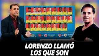 Convocatoria Selección Colombia  Lorenzo llamó Los que son [upl. by Bloomer320]